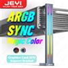 JEYI Staffa di supporto per scheda grafica GPU RGB Supporto per scheda video in lega di alluminio, lampada di SINCRONIZZAZIONE ARGB 5V incorporata, altezza regolabile