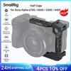 SmallRig Half Cage per Sony Alpha 6700/6600/6500/6400 piastra a sgancio rapido integrata per gabbia per fotocamera tipo Arca con supporto per scarpe-4337