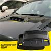 NONE Cappuccio universale per presa d'aria per auto copertura decorativa con Base per cofano in fibra di carbonio con nastro cappuccio esterno accessori per Scoop per auto Air Intak