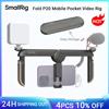 SmallRig Fold P20 Mobile Pocket Video Rig per telefono cellulare con portata di larghezza 65-80 mm con custodie On, W Cold Shoe per iPhone 17/16