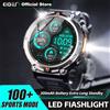 EIGIIS KE3 Smart Watch 3ATM Impermeabile Design originale per uomo Chiamata Bluetooth Monitor sanitario con torcia 100+ modalità sportive