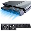 AyeBeau Ventola di raffreddamento per Sony PS4 Pro Slim Console di gioco Playstation Play Station PS 4 supporto per supporto per supporto per accessori Consola