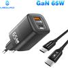 UGOURD 65W GaN Charger tipo c caricabatterie rapido per laptop caricatore rapido USB supporto QC 4.0 PD3.0 con spina UK per iPhone Xiaomi