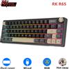 RK Tastiera Meccanica RK Royal Kludge R65 con Cavo, 66 Tasti, 65% RGB Retroilluminata, Hot-swappable, per Gamer, con Keycaps MDA PBT