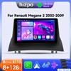 Hizpo 2Din Android 14 Per Renault Megane 2 2002-2009 Autoradio Stereo Multimedia Video Player Navigazione GPS Unità Principale Carplay