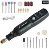 tungfull Mini trapano elettrico al litio 3,7 V utensile rotante a batteria per incisione, levigatura, lucidatura, intaglio, taglio, artigianato fai-da-te