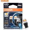 OSRAM LEDriving SL Advance LED T20 W21W 7440 giallo ambra Color Car Upgrade LED indicatori di direzione fendinebbia W3x16d 9705Y, 2x
