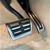 MIHUMOE LHD coperchio del pedale del Gas del freno a pedale in acciaio inossidabile antiscivolo per Audi Q7 2006-2018 Volkswagen VW Touareg Porsche Cayenne
