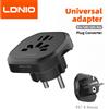 LDNIO Adattatore da viaggio universale LDNIO Adattatore spina EU KR a UK US AU Convertitore da 48 mm con spina UK europea a americana per accessori da viaggio