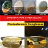 NONE Top Occhiali per la visione notturna diurna antiriflesso per la guida di uomini Occhiali da sole polarizzati Occhiali da guida fotocromatici Occhiali zonnebril heren