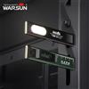 Warsun Torcia LED WARSUN T7, Mini Torcia Portatile 800LM Ricaricabile, Luce Tascabile con Base Magnetica e Clip, Luce da Lavoro per Escursionismo, Pesca, EDC
