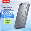 JEYI M.2 2280 NVMe SSD Custodia RTL9210 Supporto chip USB 3.2 10G UASP Trim Custodia per disco rigido esterno con guscio in alluminio Mecha