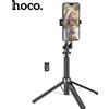 HOCO K21 supporto per trasmissione in diretta in lega di alluminio Selfie Stick Wireless con supporto per treppiede estensibile remoto Bluetooth funzione PTZ