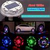NONE Luce a LED Energia solare Flash Luce per ruota per auto Lampadina per mozzo Valvola per pneumatici Auto Moto Pneumatico Modalità colorate Lampada per ruota luminosa per valvola