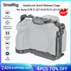 SmallRig A7 IV DSLR Camera HawkLock gabbia a sgancio rapido per Sony Alpha 7R V / Alpha 7 IV / Alpha 7S III / Alpha 1 / A7R IV -4481