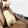 LIVIAUTOLIFE Comodo cuscino per conducente di auto Memory Foam Supporto lombare per auto Cuscino per schienale in tessuto Cuscini per il collo dell'auto Accessori lavabili Para auto