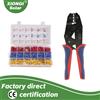 XIONGISOLAR Pinze per strumenti di crimpatura HS-30J all'ingrosso per 22-10AWG 0.5-6.0 mm2 di terminali e connettori per Auto isolati a crimpare il filo della pinza