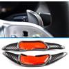 MIHUMOE Cambio a pale per volante in fibra di carbonio per Mercedes AMG A35 C43 E53 E63 D63 C118 C117 C257 W218 H247 X207 X166 R231 C190