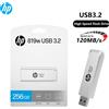 HP Chiavetta USB HP 819w 3.2 128GB 64GB Stick ad alta velocità Archiviazione esterna Pen Drive in metallo Personalità creativa Musica per auto