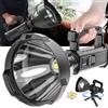 JIASHUAIXIN Portatile potente torcia a LED staffa montabile proiettore portatile faretto ricaricabile USB torcia impermeabile