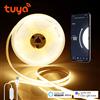 NONE Striscia LED COB WiFi Tuya Smart Life USB 5V, 1M 2M 3M 5M Striscia LED COB dimmerabile bianca/bianco caldo Funziona con Alexa Google Home