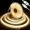 NONE Striscia LED COB dimmerabile 1M 2M 3M 5M, striscia LED COB dimmerabile USB 5V con interruttore dimmer tattile per illuminazione cucina domestica