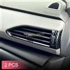 MIHUMOE Per Subaru Crosstrek Impreza 2024 2025 interni Console centrale Side Air Vent Cover trim fibra di carbonio