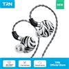 TRN New White Tiger In Ear auricolari Hybrid Dual Dynamic Driver + cuffie a diaframma planare