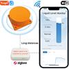 morayelec Me201WZ Zigbee Tuya App Mobile Smart Home Rilevatore Wireless Sensore di livello del liquido combustibile Allarme Monitor di livello del serbatoio dell'acqua wireless