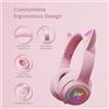 ONIKUMA Cuffie da gioco per gaming Cuffie Bluetooth Cat Ear Cancellazione del rumore Alta qualità del suono Carino
