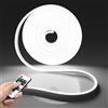 NONE DC12V/24V Spina UE Striscia LED al neon con telecomando dimmerabile RF 1/2/3/5/10M Nastro LED al neon per illuminazione decorativa retroilluminata da cucina