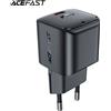 ACEFAST A77 GaN 30W Caricatore per telefono da viaggio a parete a ricarica rapida per iPhone 16/15 Pro Max TypeC PD Adattatore di ricarica rapida per Samsung