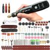 tungfull Mini trapano portatile Mini trapano elettrico strumento rotante USB Wireless lavorazione del legno incisione penna Dremel strumenti per gioielli metallo vetro