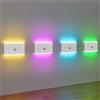 SHENZHITECH Luce notturna con sensore di movimento a LED, lampada per scale a 3 modalità, illuminazione dimmerabile con batteria, per arredamento da campeggio regalo per armadio da camera da letto interno