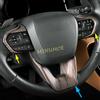 MIHUMOE Finitura della copertura del pulsante del volante con venature del legno di pesca per il 2022 2023 2024 2025 Lexus NX250 NX450h + RX350 LX600 TX350 GX550 RZ450e LM