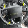 MIHUMOE Per il 2016-2024 Toyota Hilux Fortuner Interni In Fibra di Carbonio Volante Interruttore Pulsante Trim Accessori Alla Moda 2021 2022 2023