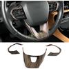 MIHUMOE Adesivo per rivestimento del pannello del volante con struttura in legno di pesca per Lexus NX250 NX350 RX TX 350 GX550 RZ450e LX600 LM 2023 2024 2025