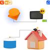 morayelec Moray ME201WSP Smart Life Tuya APP Energia solare Wireless WiFi remoto Sensore di livello del monitor del serbatoio dell'acqua ad ultrasuoni in tempo reale
