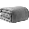 Good Nite Cuddle coperta Fluffy Fleece Day coperta per adulti Soft Sofa coperta Warm & Machine Washable Grey