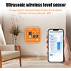 morayelec Moray ME201R Tuya Smartlife APP Display LCD Sensore di temperatura ad ultrasuoni mobile Monitor di livello Visualizzazione del tempo Monitor del livello del serbatoio