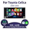 Barlckxs 2 Din Android Radio 7 "Schermo Wireless Carplay Auto Multimediale per Toyota Celica 2000-2005 Unità Principale GPS Stereo Wifi di Navigazione