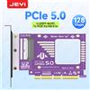 JEYI Convertitore JEYI PCIe da 5.0 a U.2 (SFF - 8639), espansione SSD GEN5 U.2 da 128 Gbps per PCIE X4/X8/X16, compatibile per PCIe 4.0/3.0/2.0.
