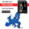 SMIOST Scheda SD Garmin per navigazione Mercedes GLC C E V X-class, mappe Polit V22, aggiornamento GPS Europa, codice OEM A2139069510.