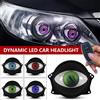 NONE Decorazione fantastica Fari per auto a LED dinamici Devil Eye LED Gruppo faro per auto Accessorio per auto con luce Eagle Eye modificata