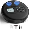 kuephom Lettore cd portatile con altoparlanti e auricolari lettore cd walkman ricaricabile con discman USB MP3 per auto con cavo audio