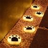 SHENZHITECH Luci esterne a zampa solare 1/4 pezzi, lampada da prato impermeabile IP65, illuminazione intelligente con controllo della luce, per decorazioni da campeggio in giardino