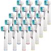 NONE Compatibile con testine di ricambio per spazzolino elettrico Oral B, testina di ricambio per spazzolino da denti, ricarica per OralB 100 300 500 1000