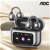 Aoc Auricolari AI AOC ACD3521 Cuffie Bluetooth Chiamata HD Auricolari per traduzione in tempo reale Smart Touch Schermo LCD Auricolari wireless