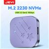 JEYI Custodia JEYI NVMe M.2 2230 SSD (RTL9210) Custodia per disco rigido esterno USB 3.2 10 Gbps Supporto 4 TB per NVMe PCIe SSD portatile