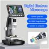 ANESOK Microscopio digitale elettronico LCD da 4,3 pollici 1080P Ingrandimento 1000X Moneta Microscopio Tavolo portante regolabile per riparazione saldatura PCB